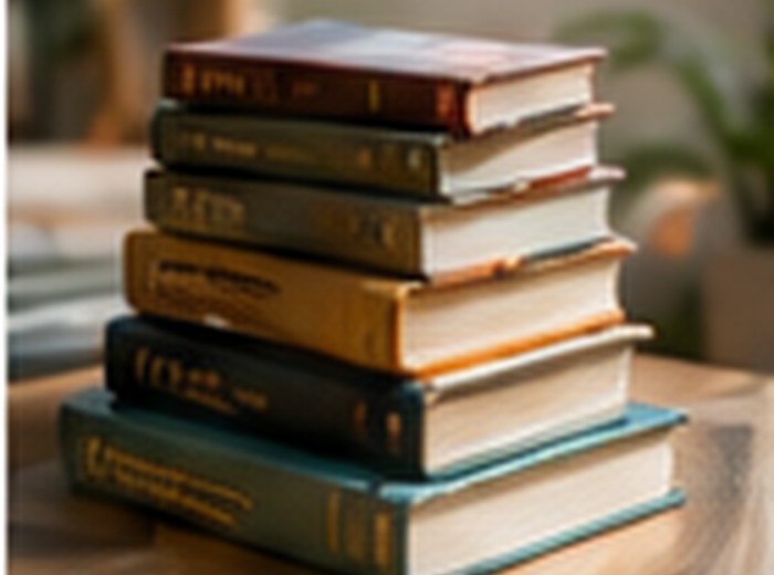 A stack of books